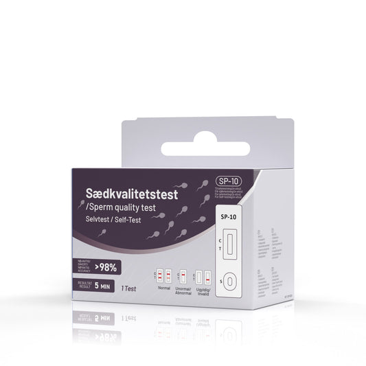 Sædtest | Hjemmetest af sædkvalitet til mænd - Nordic Tests ApS