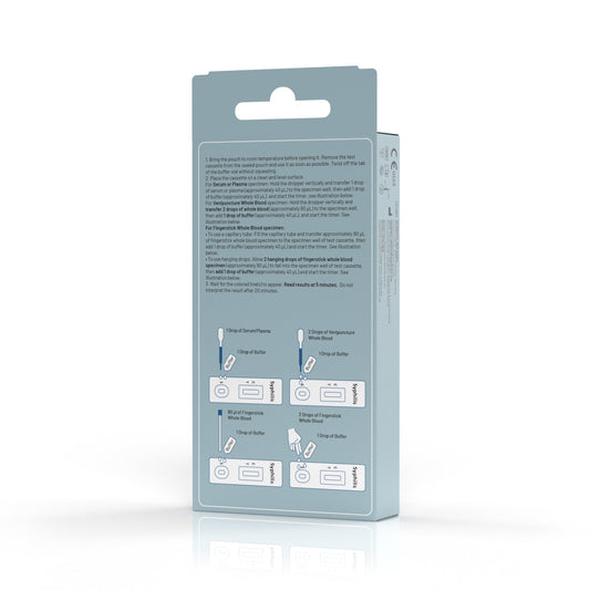 Syfilis Test bagside - Nordic Tests ApS