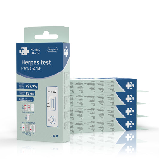Herpes test kit 5 stk.