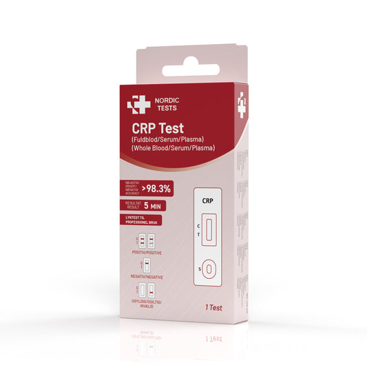 CRP Test | Screeningstest for infektion og inflammation 10 stk. - Nordic Tests ApS