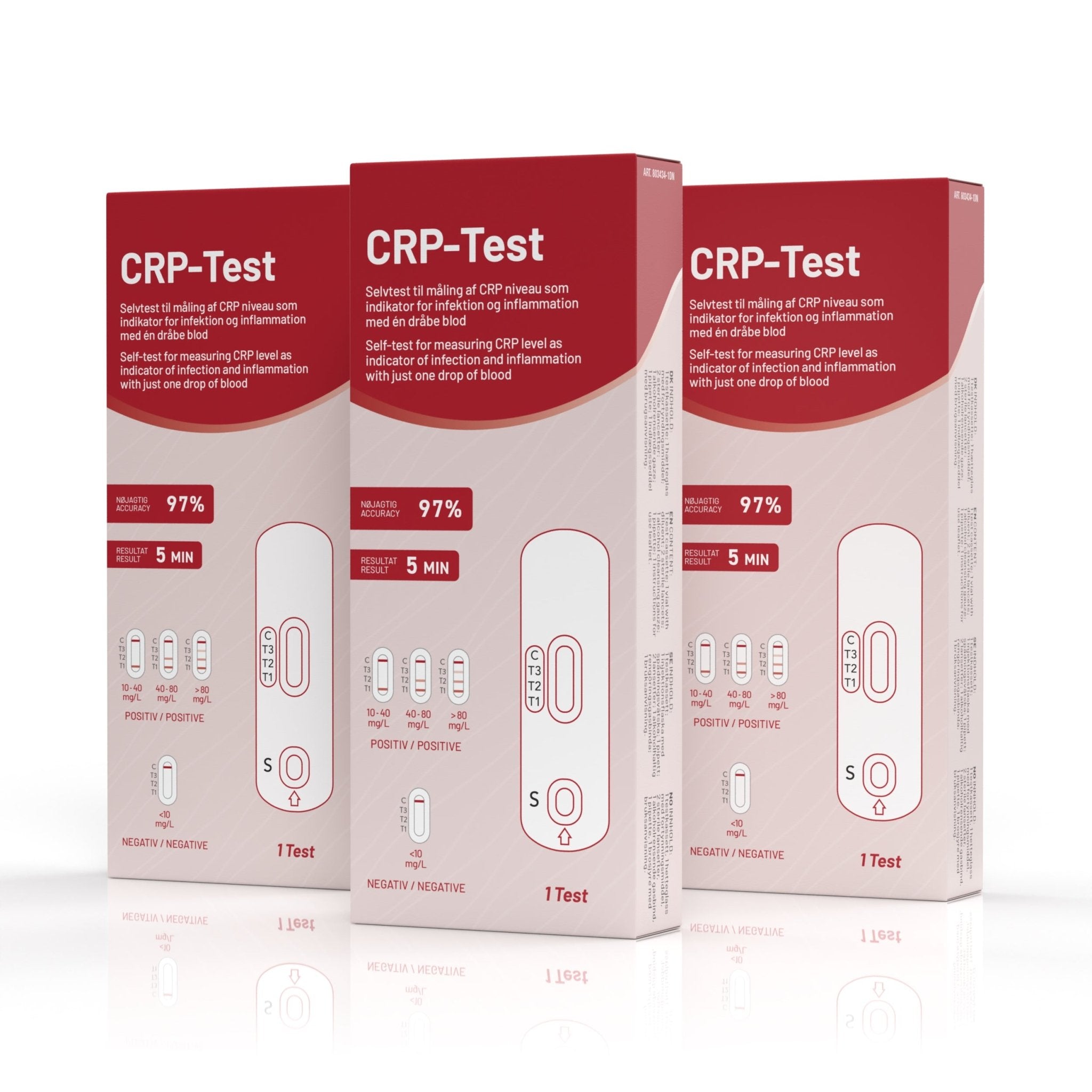 CRP test til infektionstal - Selvtest på 10 minutter – Nordic Tests ApS
