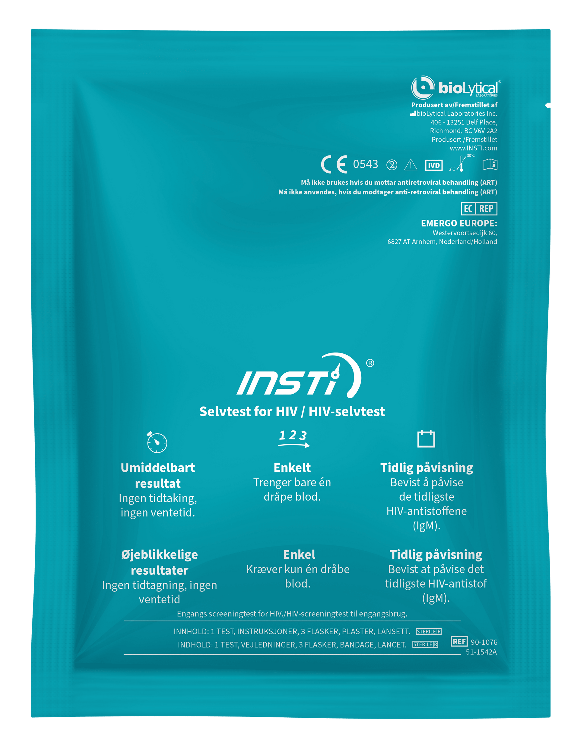 INSTI HIV - Selvtest - Nordic Tests ApS